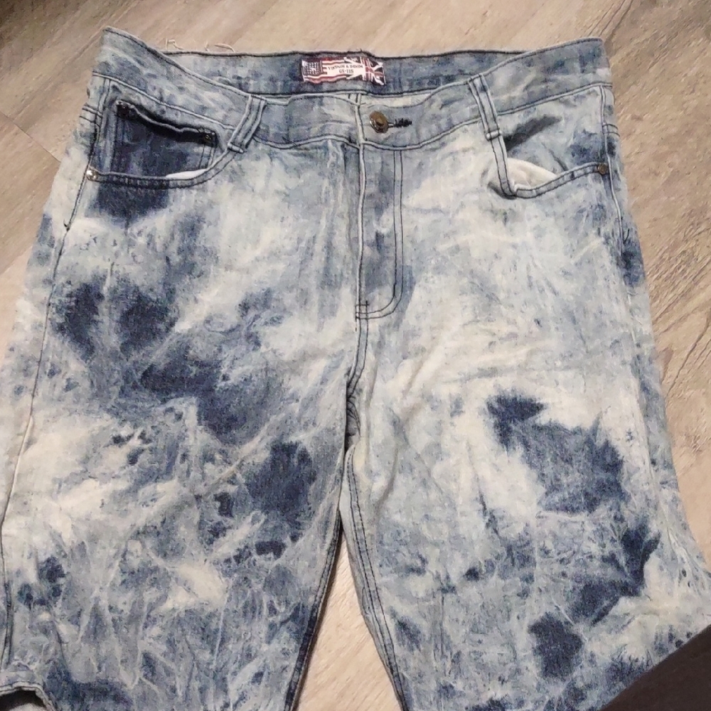 Men's Distressed Blue Jean Shorts